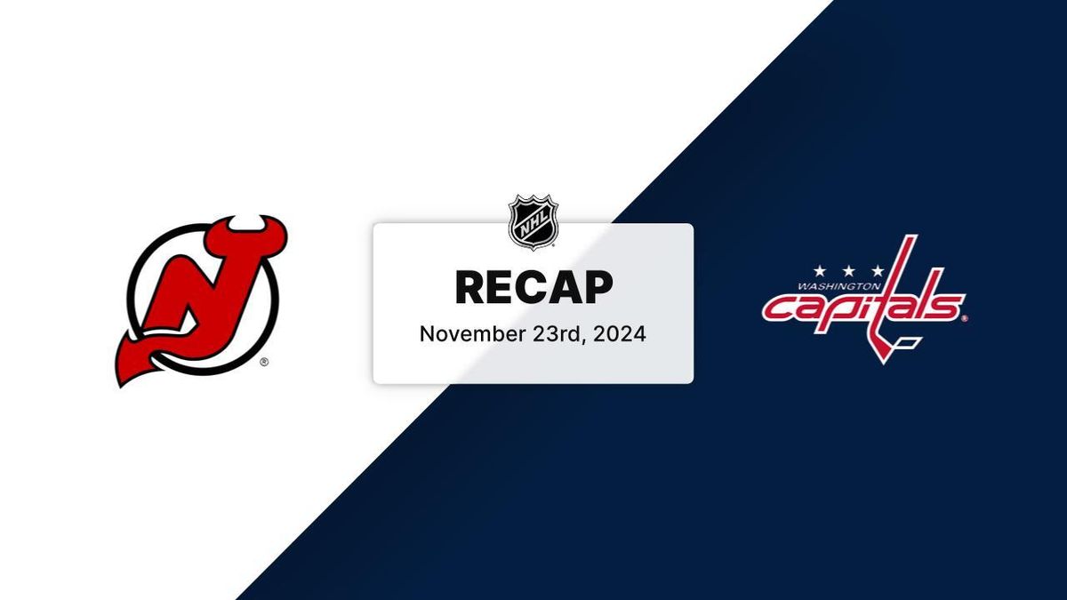 NHL Preseason: New Jersey Devils vs. Washington Capitals