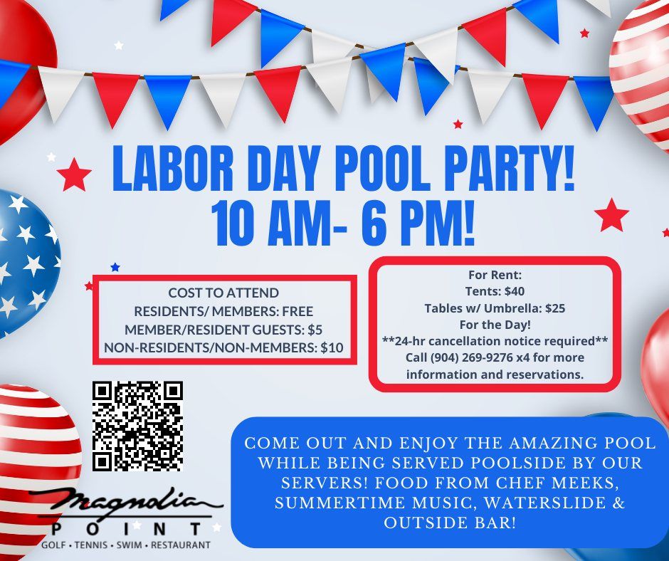 Labor Day Pool Party Ideas