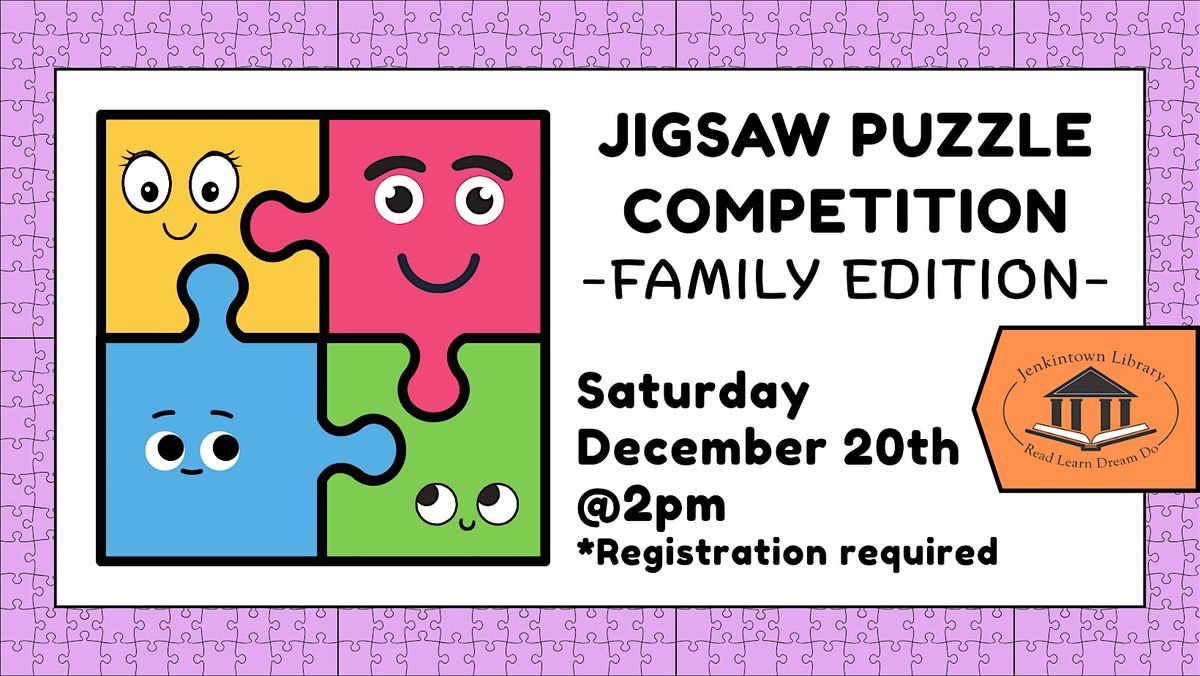 Family Jigsaw Puzzle Competition
