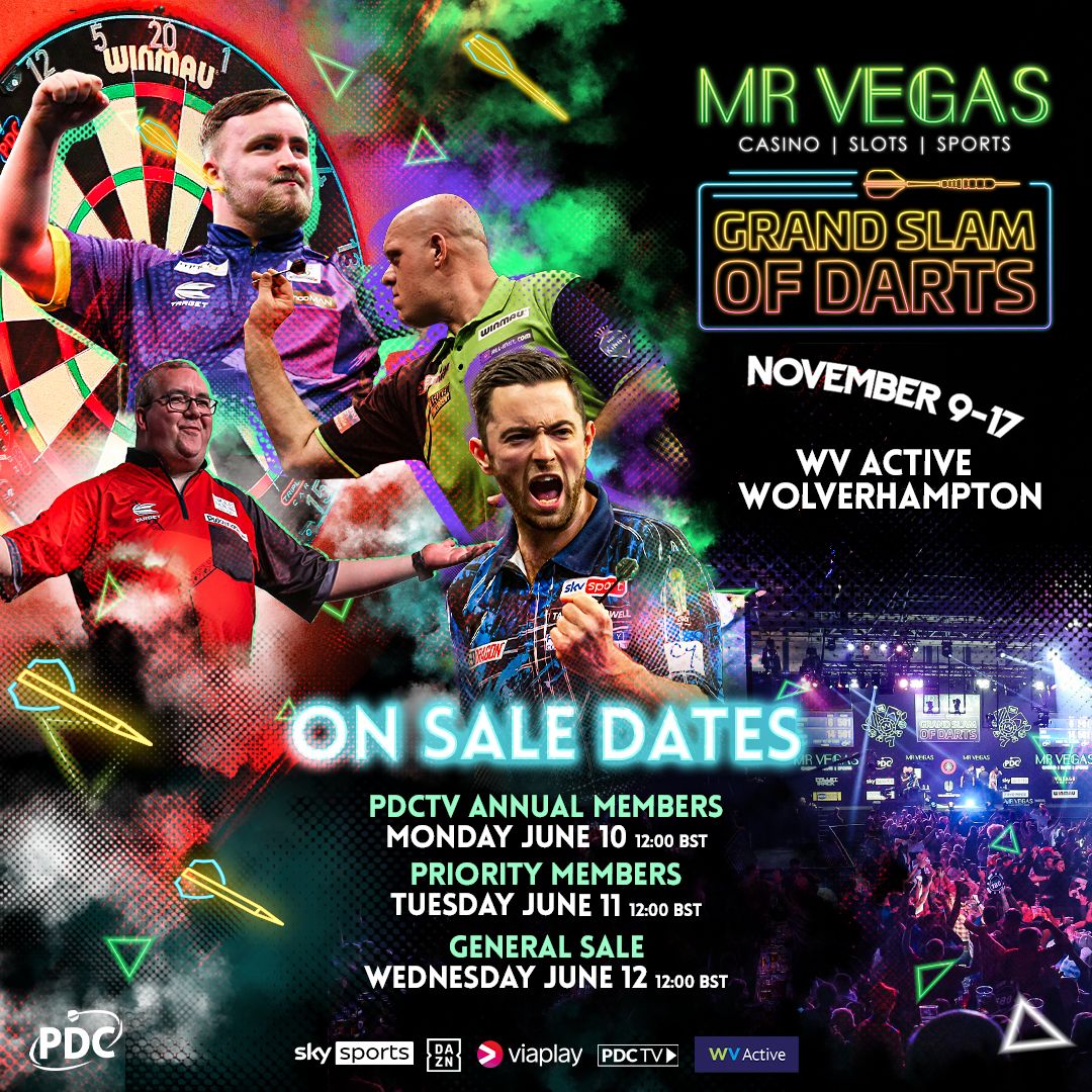 2025 Mr Vegas Grand Slam of Darts - Afternoon - Semi-Finals - Tickets