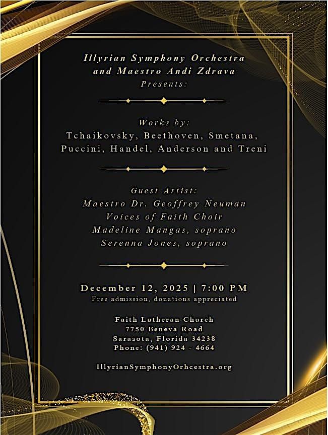 Illyrian Symphony Orchestra Fall 2025 Concert