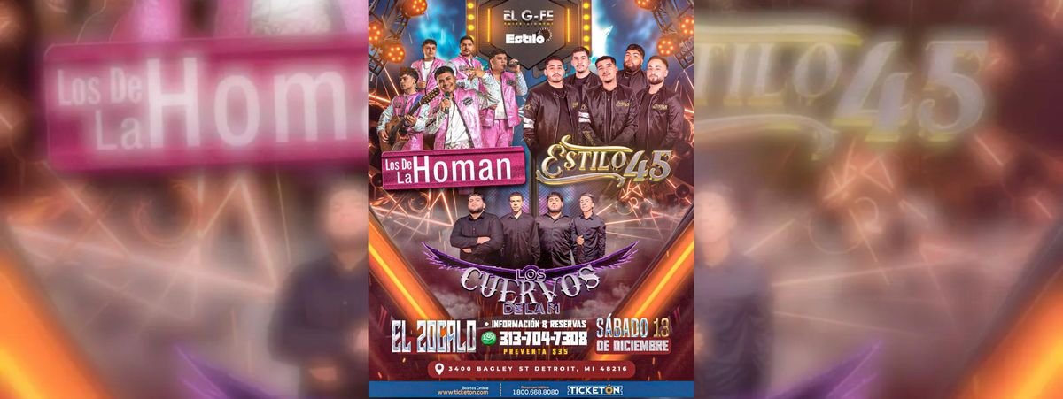 LOS DE LA HOMAN, ESTILO 45 & MAS