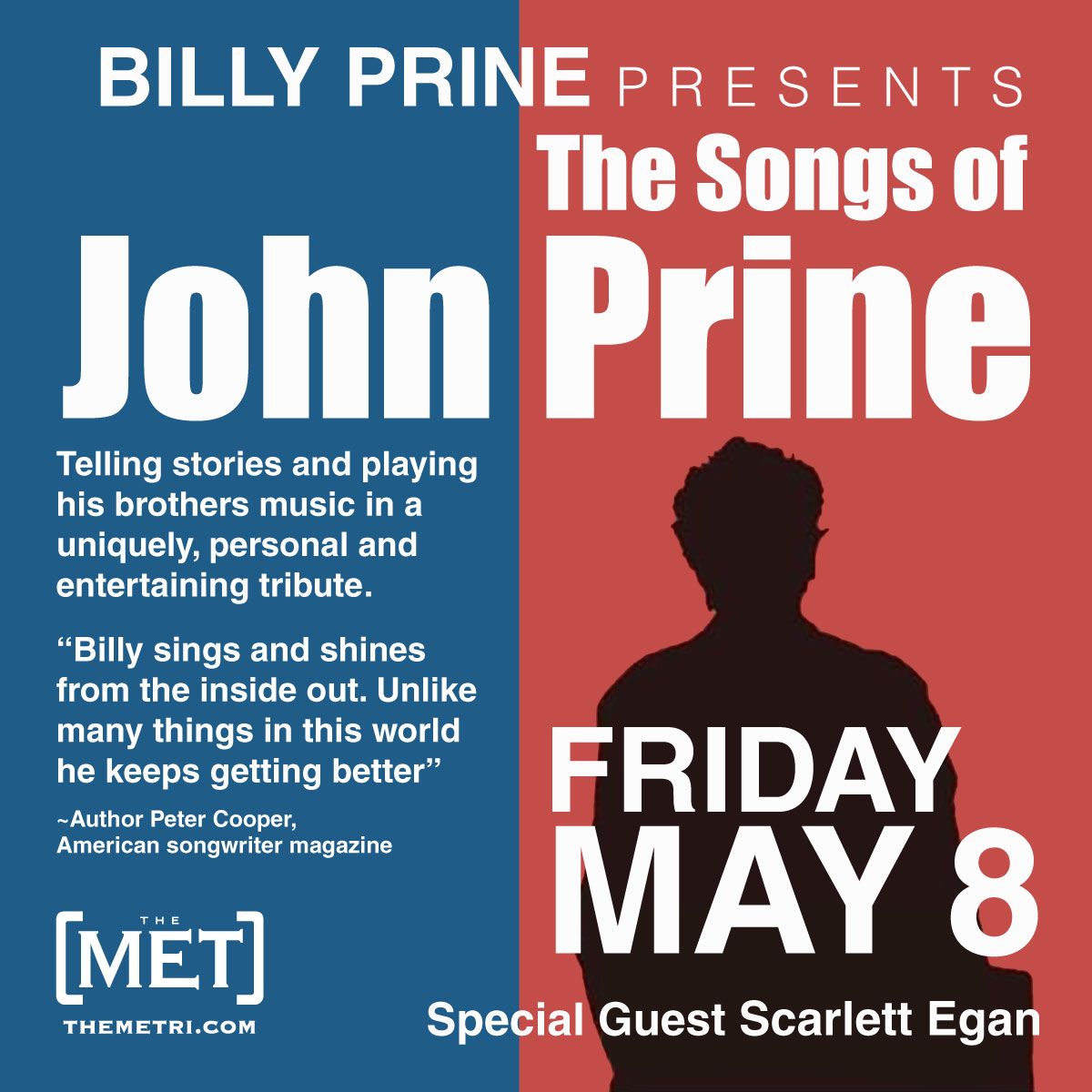 Billy Prine at MCA Denver at the Holiday Theater