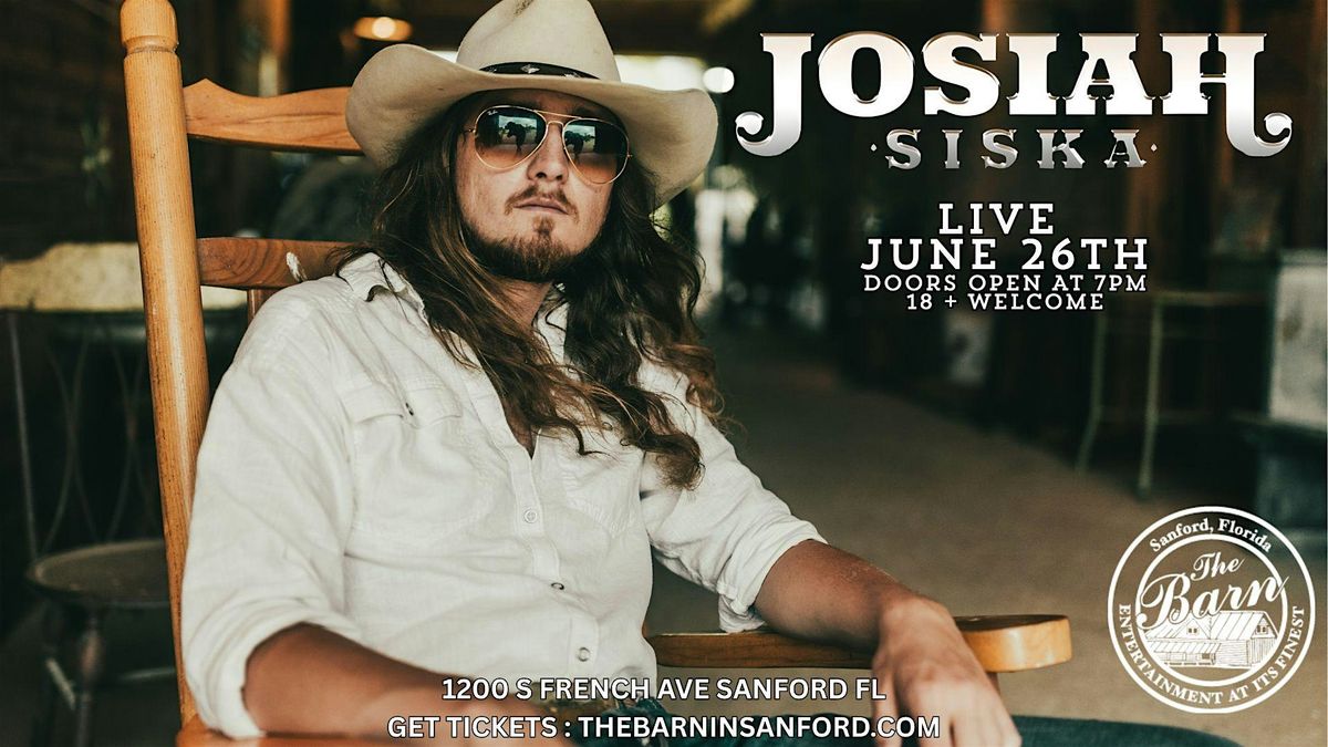 JOSIAH SISKA live at The Barn