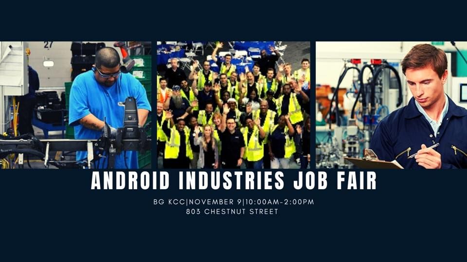 Job Fair For Android Industries 803 Chestnut St Bowling Green KY Job fair for android industries 803 chestnut st bowling green ky