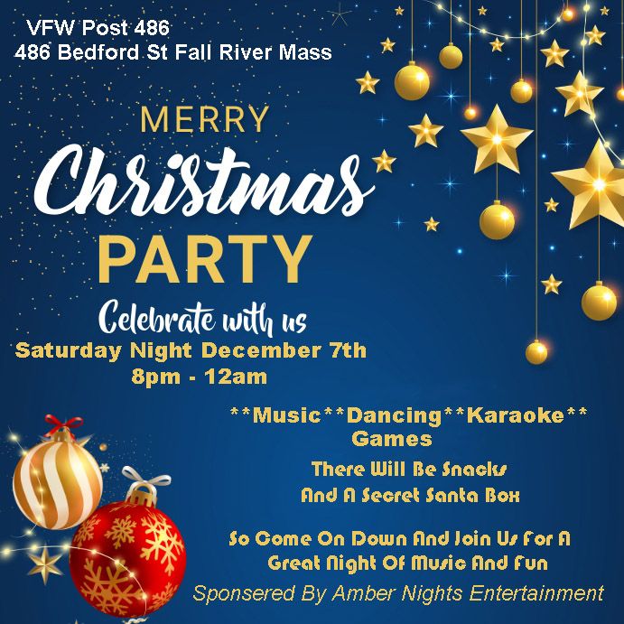 2024 Christmas Party VFW Post 486, Fall River, MA December 7, 2024