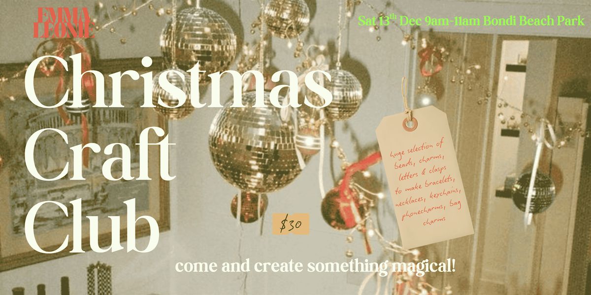 Christmas Craft Club