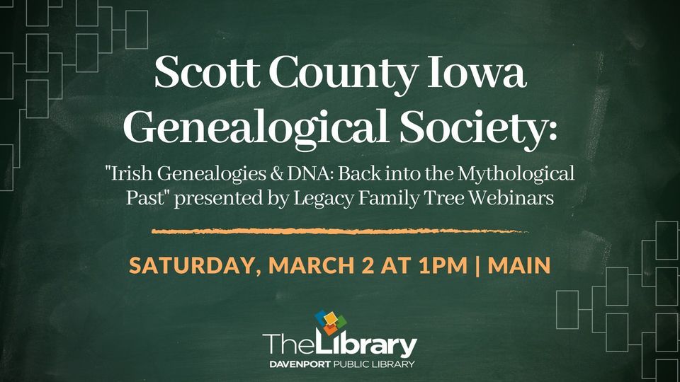 Scott County Iowa Genealogical Society: 