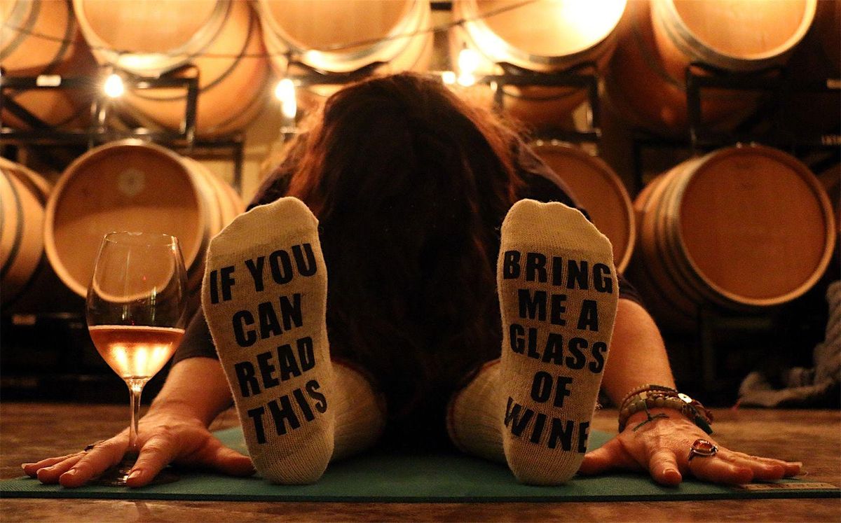 Yoga In The Barrel Room At The View Winery Followed By A Wine & Cider