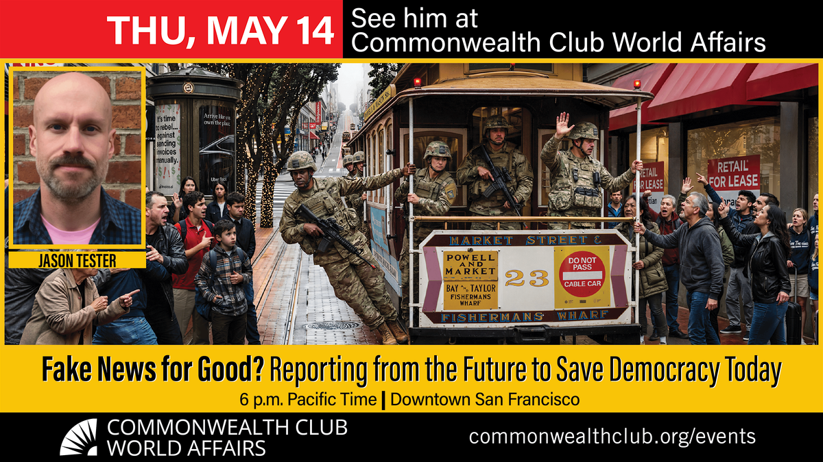 Fake News for Good? Reporting from the Future to Save Democracy Today