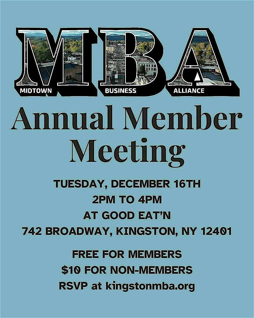 Midtown Business Alliance Annual Member Meeting