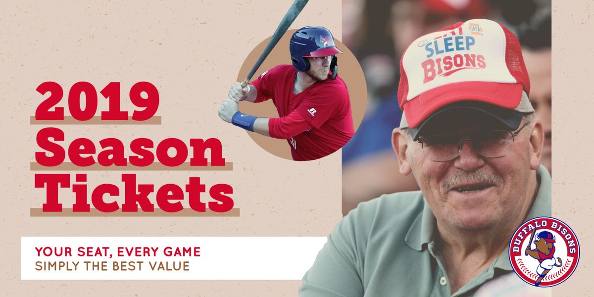 Buffalo Bisons Season Tickets (Includes Tickets To All Regular Season