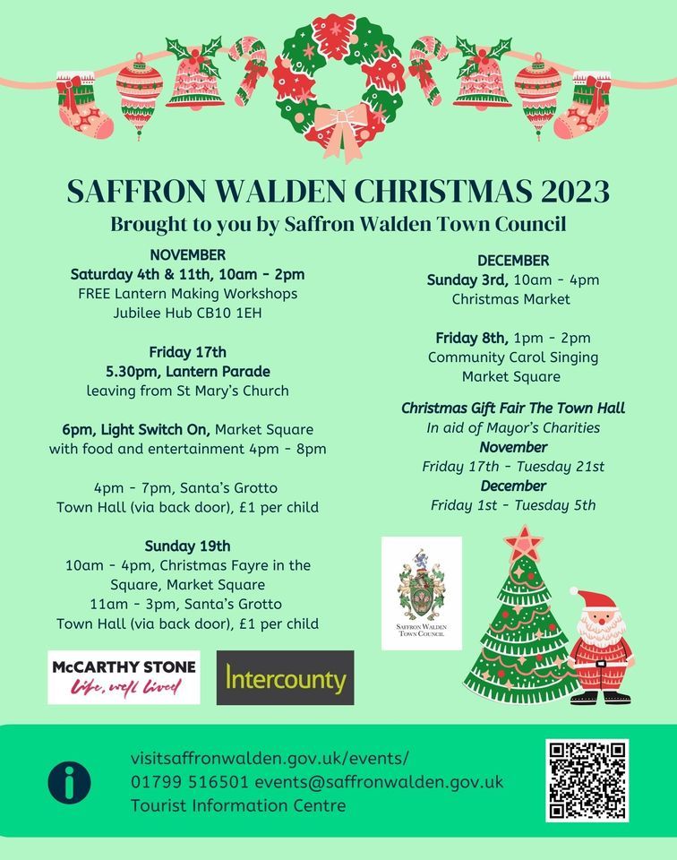 SWTC Christmas Light Switch On! Saffron Walden Market Square