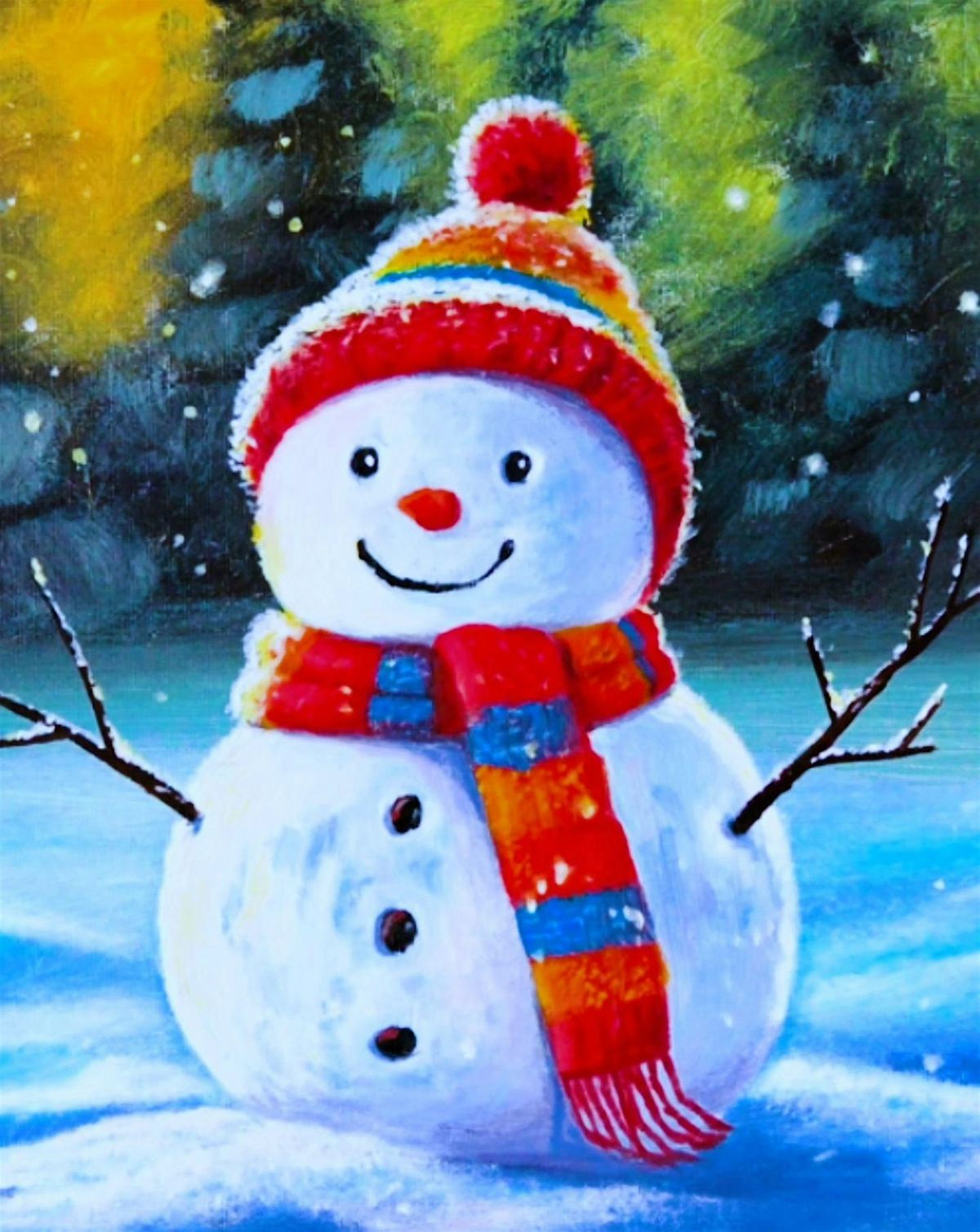 Snowman - Paint & Sip @ DBO Creative Circle