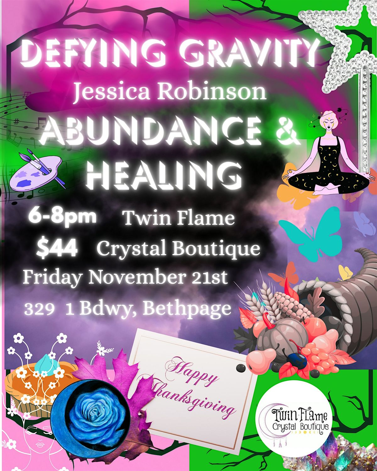 Defying Gravity Paint and Meditation