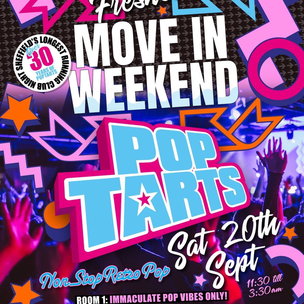 Pop Tarts: Freshers Move In Weekend