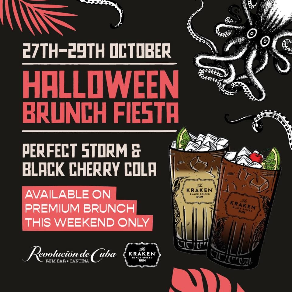 Halloween Brunch Fiesta Revolucion de Cuba Aberdeen October 27 to