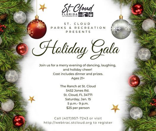 Places In St Cloud Open Christmas Day 2022 Holiday Gala | The Ranch At St. Cloud 5452 Jones Rd. St. Cloud Fl 34771,  Meadow Woods, Fl | January 15, 2022