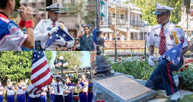 April Napper April Meeting: Ernie Napper and the Disneyland Flag Retreat Ceremony at ...