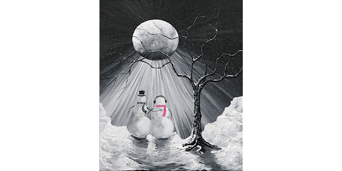Snowy Lovers - Paint and Sip in Denver | Classpop!\u2122