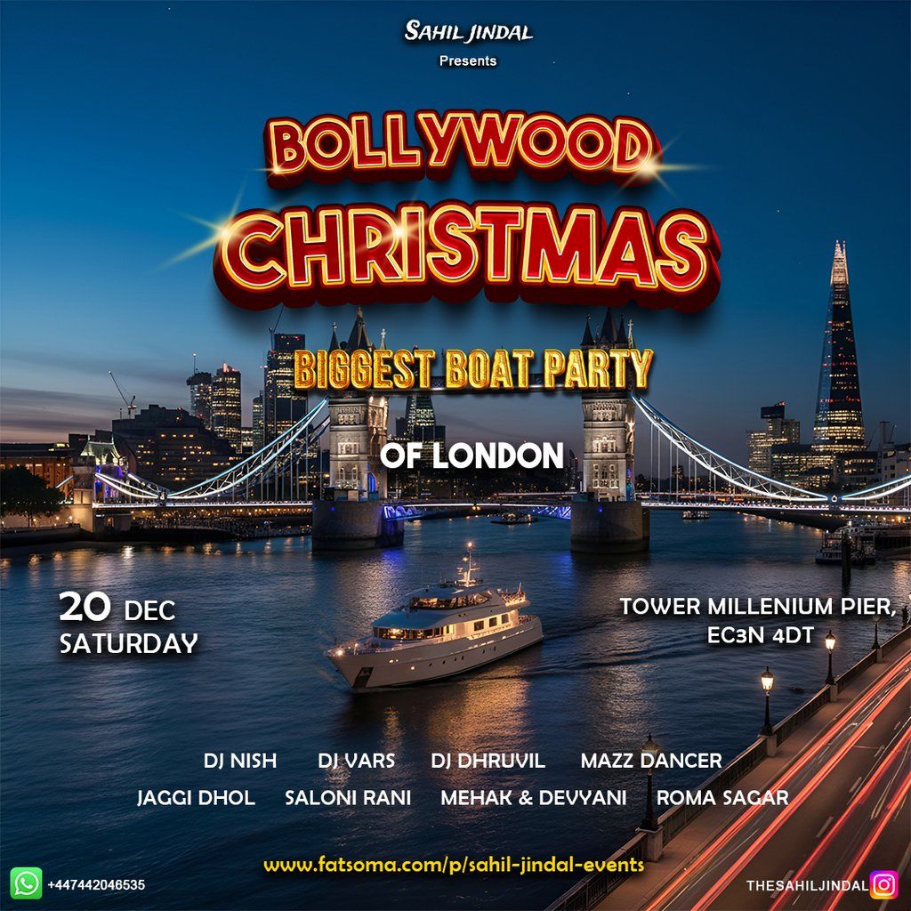Bollywood Christmas Boat Party
