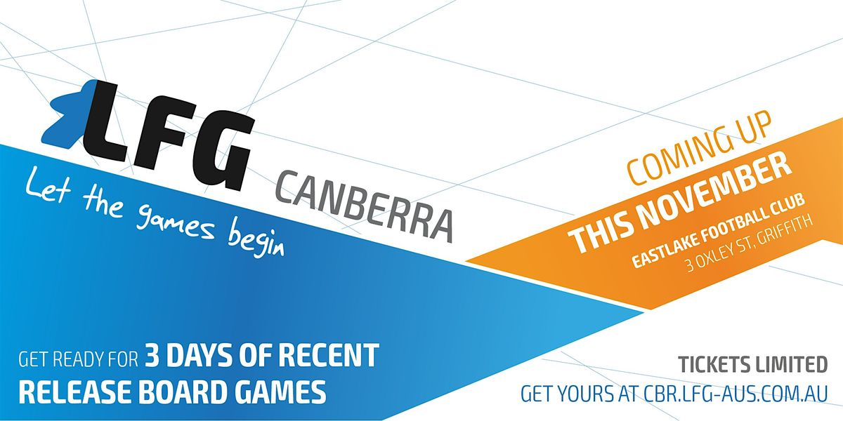 LFG Canberra 2026 at Eastlake Football Club, Griffith on 27th November ...