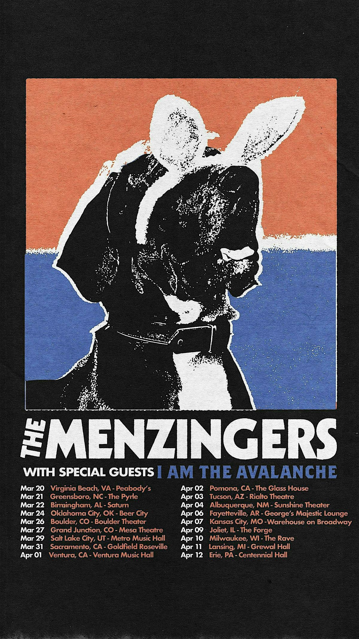 THE MENZINGERS + I AM THE AVALANCHE at PEABODY'S VIRGINIA BEACH