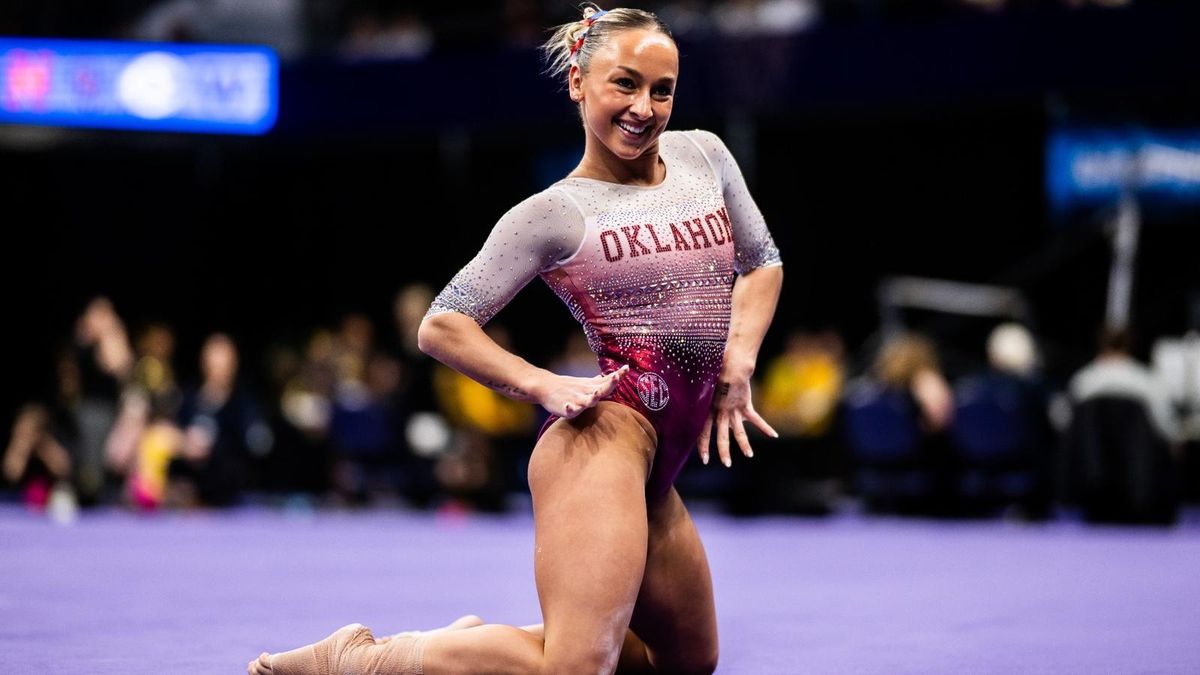 Parking LSU Tigers at Oklahoma Sooners Womens Gymnastics