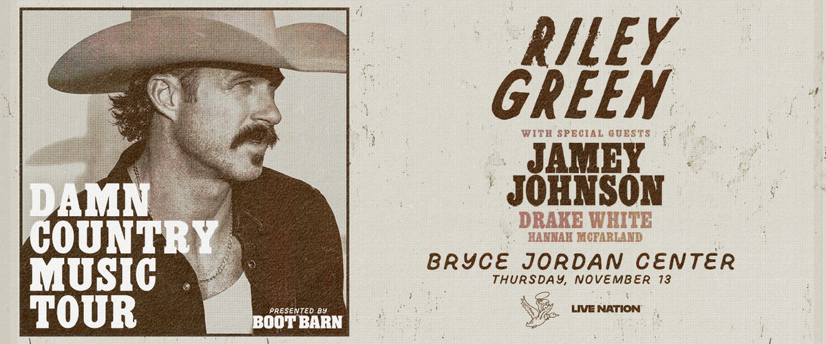 Riley Green with Jamey Johnson, Drake White, and Hannah McFarland