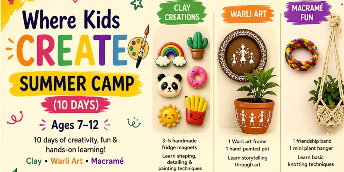 Where Kids Create - Summer Camp (10 Days)