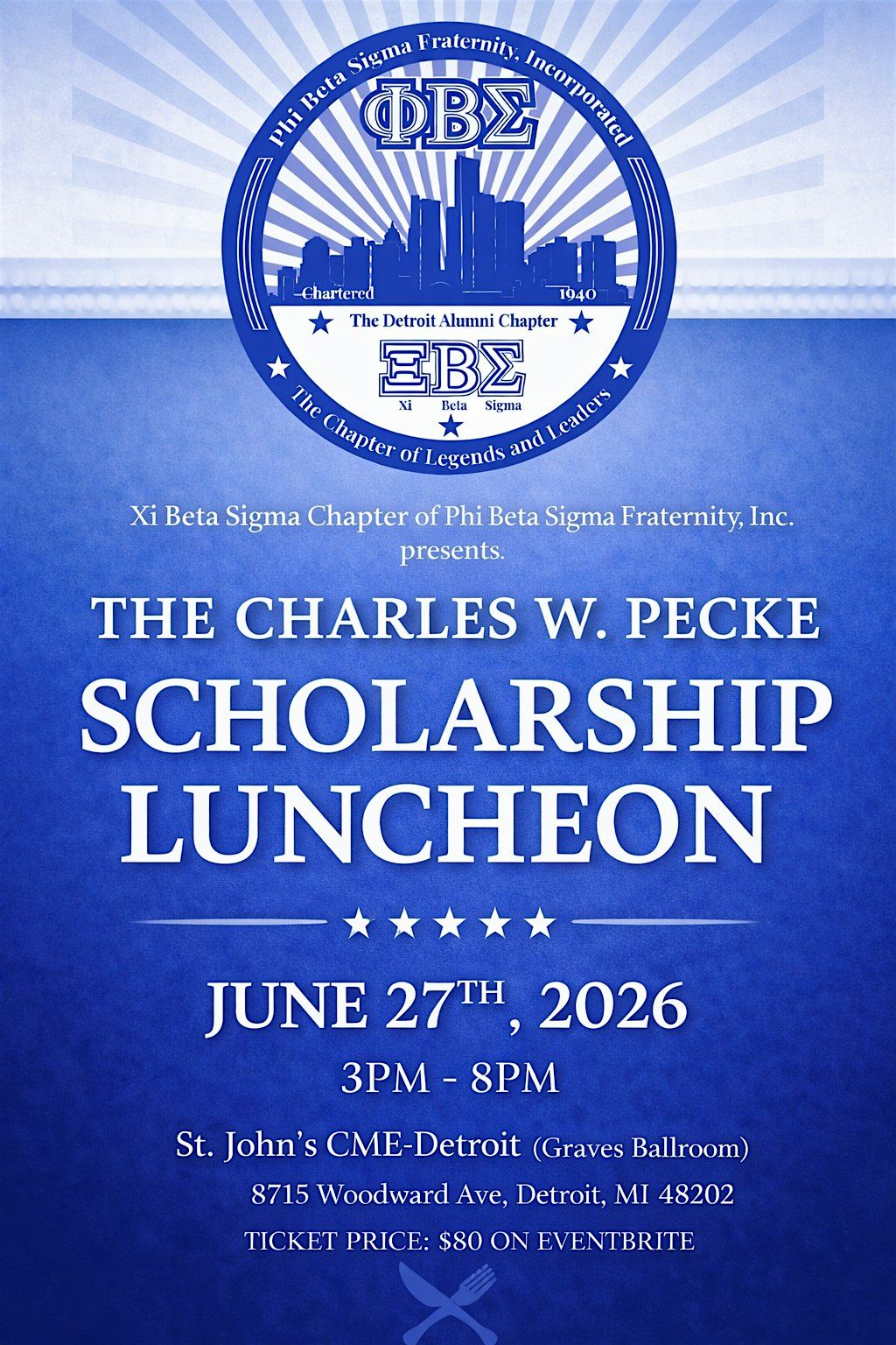 THE CHARLES W. PECKE SCHOLARSHIP LUNCHEON