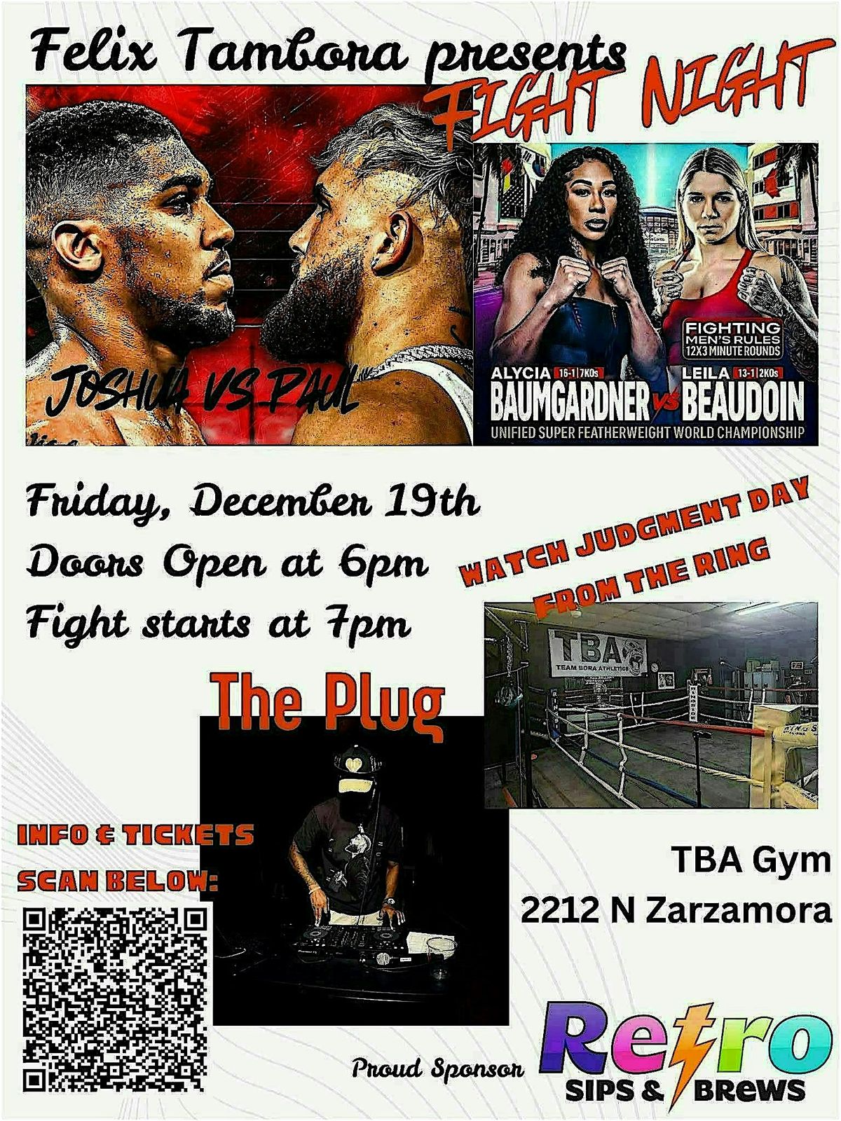 Felix Tambora Presents Fight Night