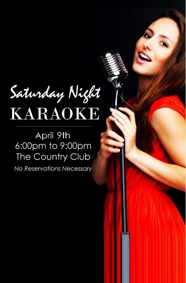 Karaoke Night Bentwater Yacht & Country Club, Conroe, TX April 9, 2022