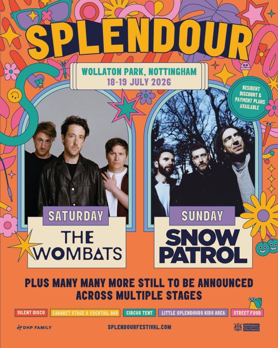 Splendour Festival 2026 - Weekend - Wombats, Snow Patrol Tickets