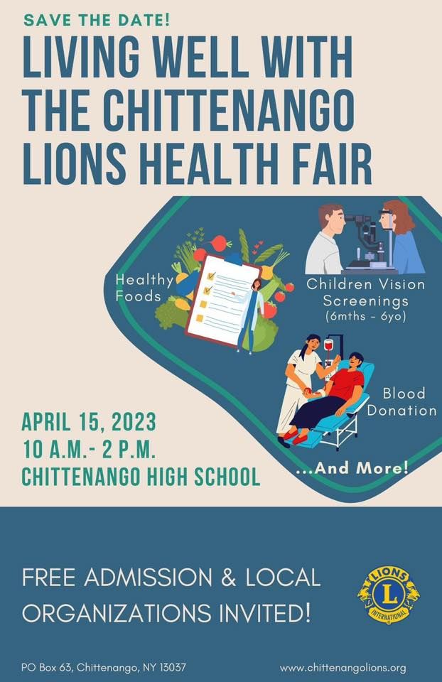 Chittenango Lions Club Heath Fair