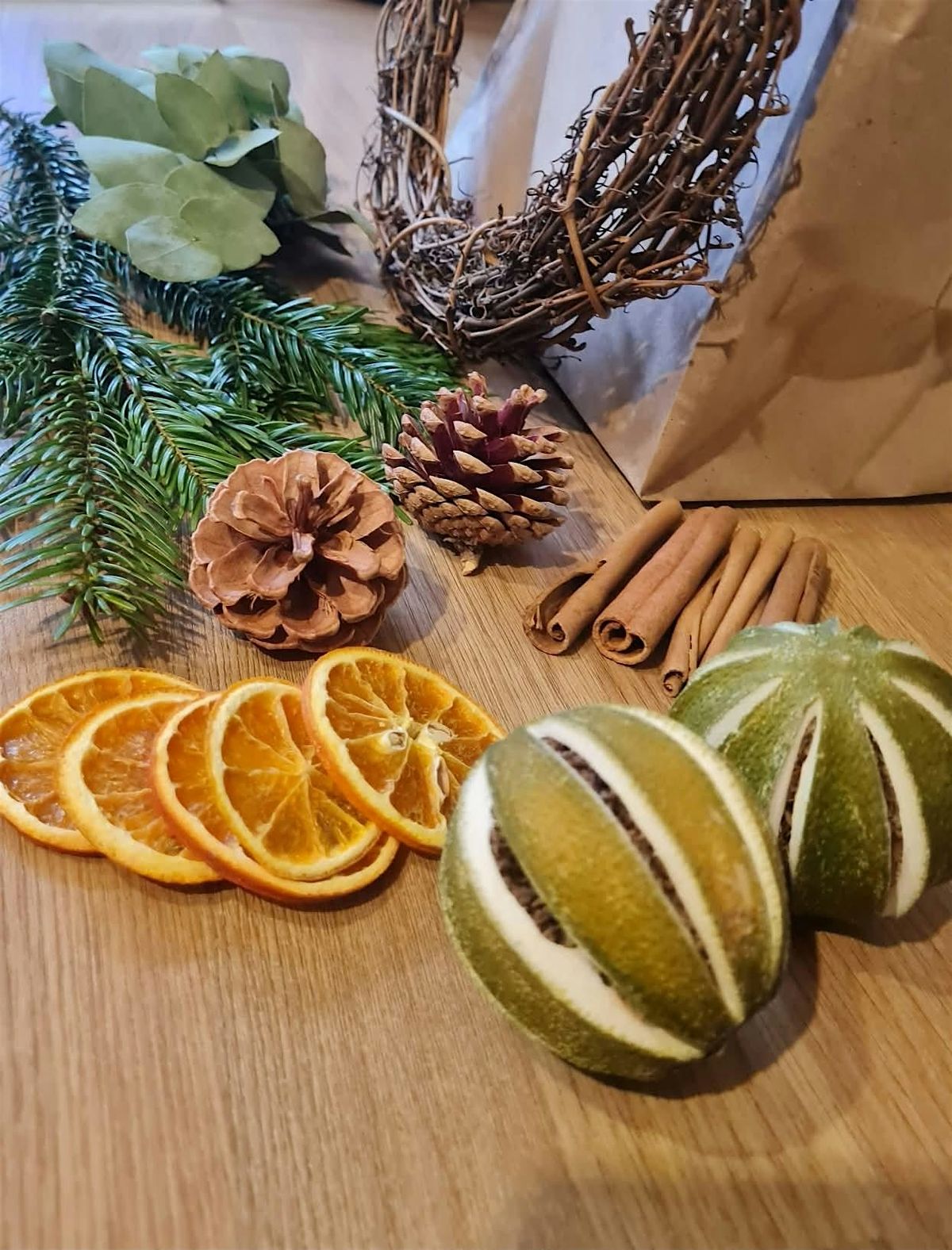 Festive wreath making workshops @ The Hope