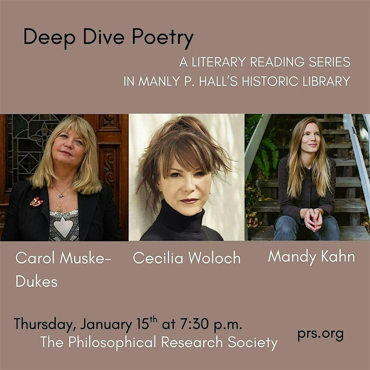 Deep Dive Poetry in the PRS Library