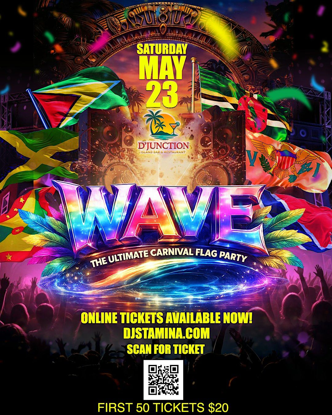 WAVE \u2013 The Ultimate Carnival Flag Party | Orlando Carnival Weekend