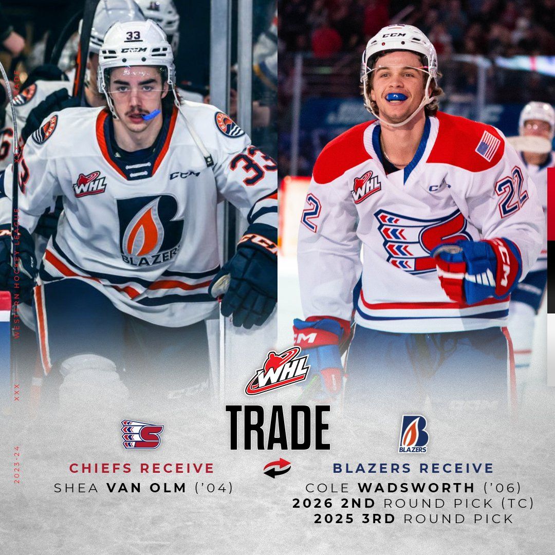 Spokane Chiefs vs. Kamloops Blazers