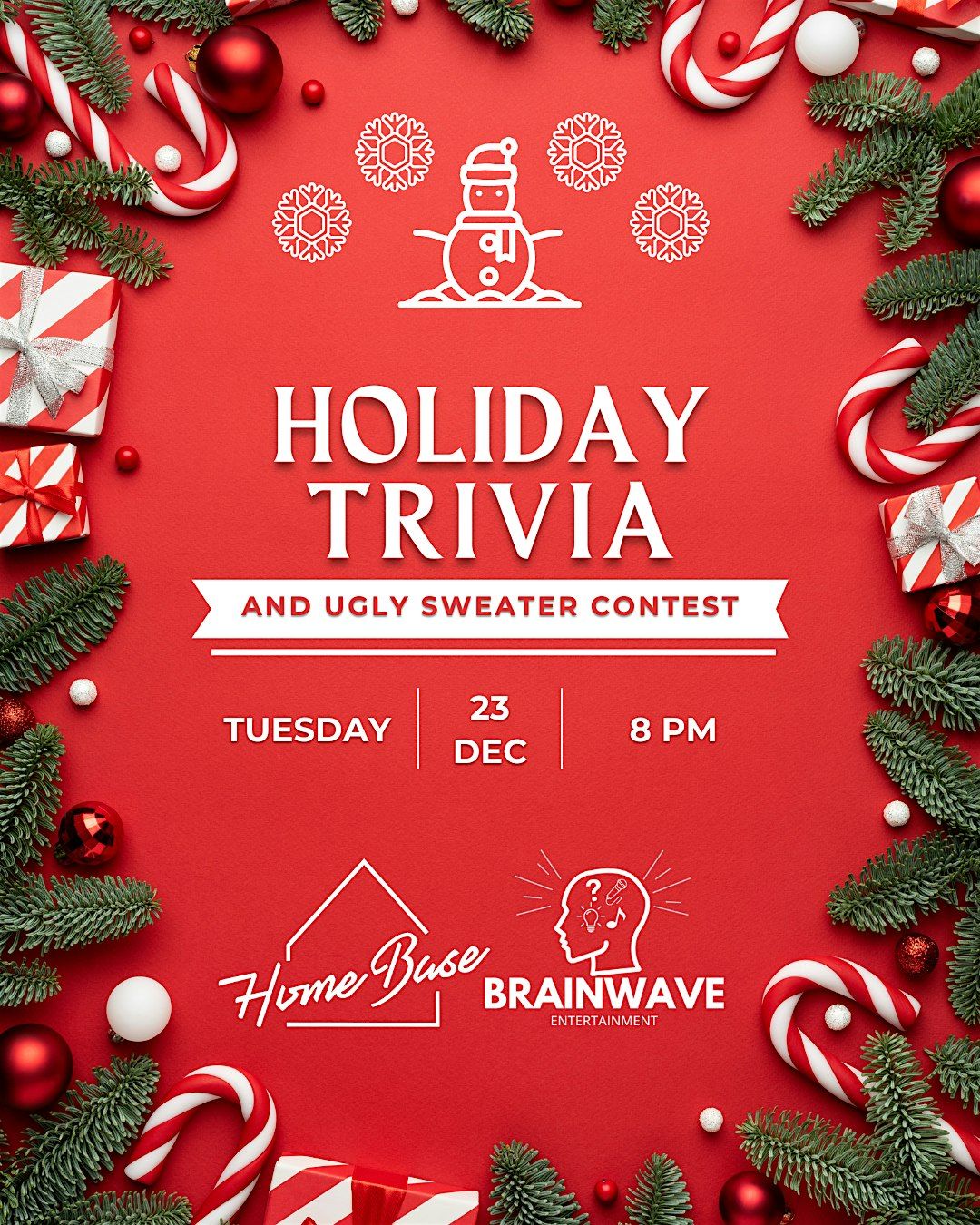 Holiday Trivia and Ugly Sweater Contest