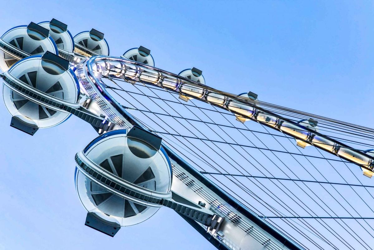 High Roller Wheel at The LINQ at High Rollers Luxury Lanes and Sports Lounge