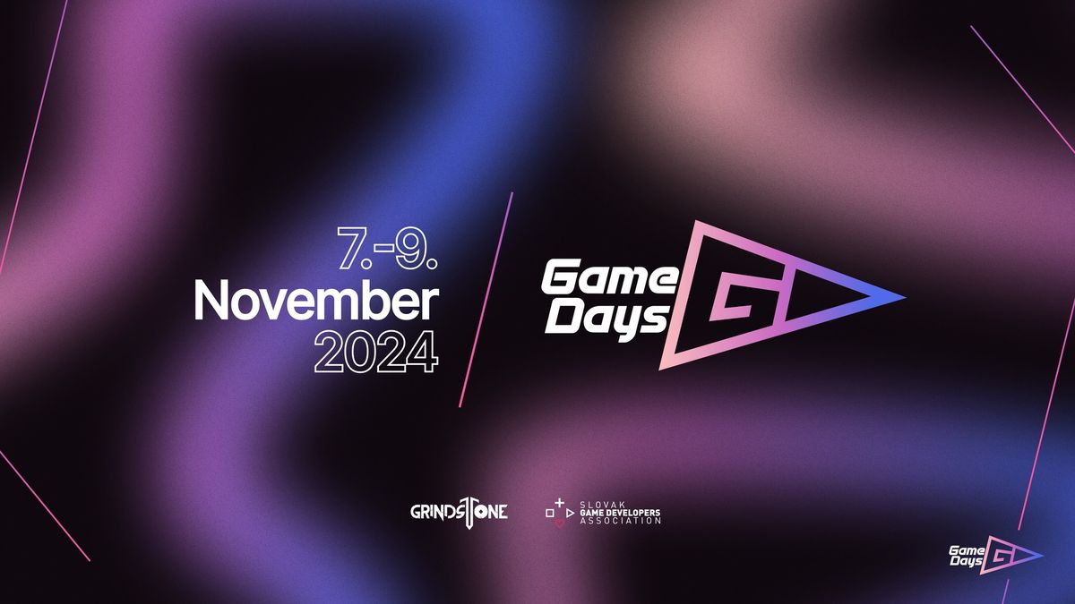 Game Days 2024 KASÁRNE/KULTURPARK, Kosice, KI November 7 to November 10