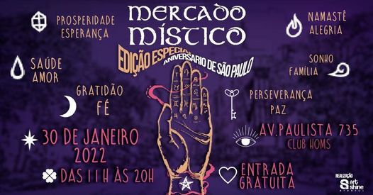 MERCADO MISTICO - FEIRA MISTICA AV PAULISTA , Avenida Paulista, 735 - Club  Homs, São Paulo, December 2 to December 3
