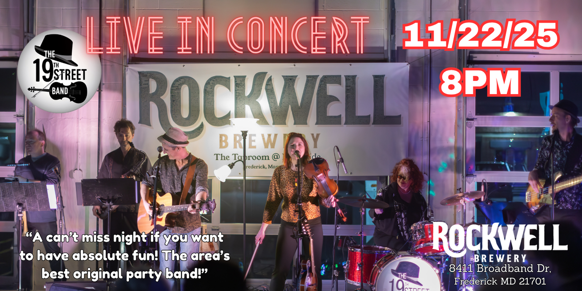 The 19th Street Band at The Hamilton Live