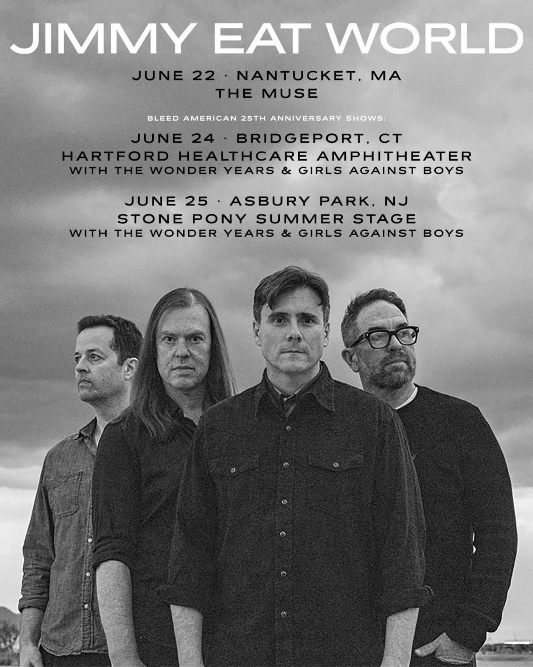 Jimmy Eat World The Wonder Years & Girls Against Boys