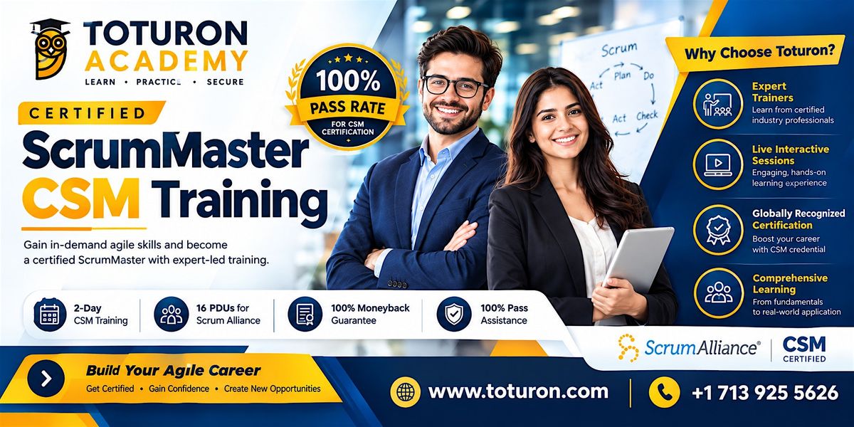Scrum Roles Overview 2 Days Certified ScrumMaster (CSM) Training in Memphis, TN at Regus ...