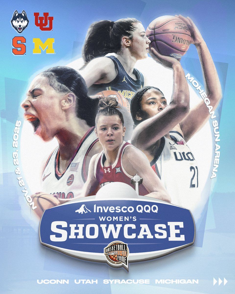 Basketball Hall Of Fame Women's Showcase: Uconn vs. Utah & Syracuse vs. Michigan