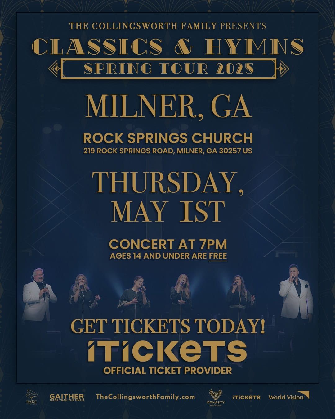 The Collingsworth Family: Spring '26 CLASSICS & HYMNS at Fairlawn Church of the Nazarene