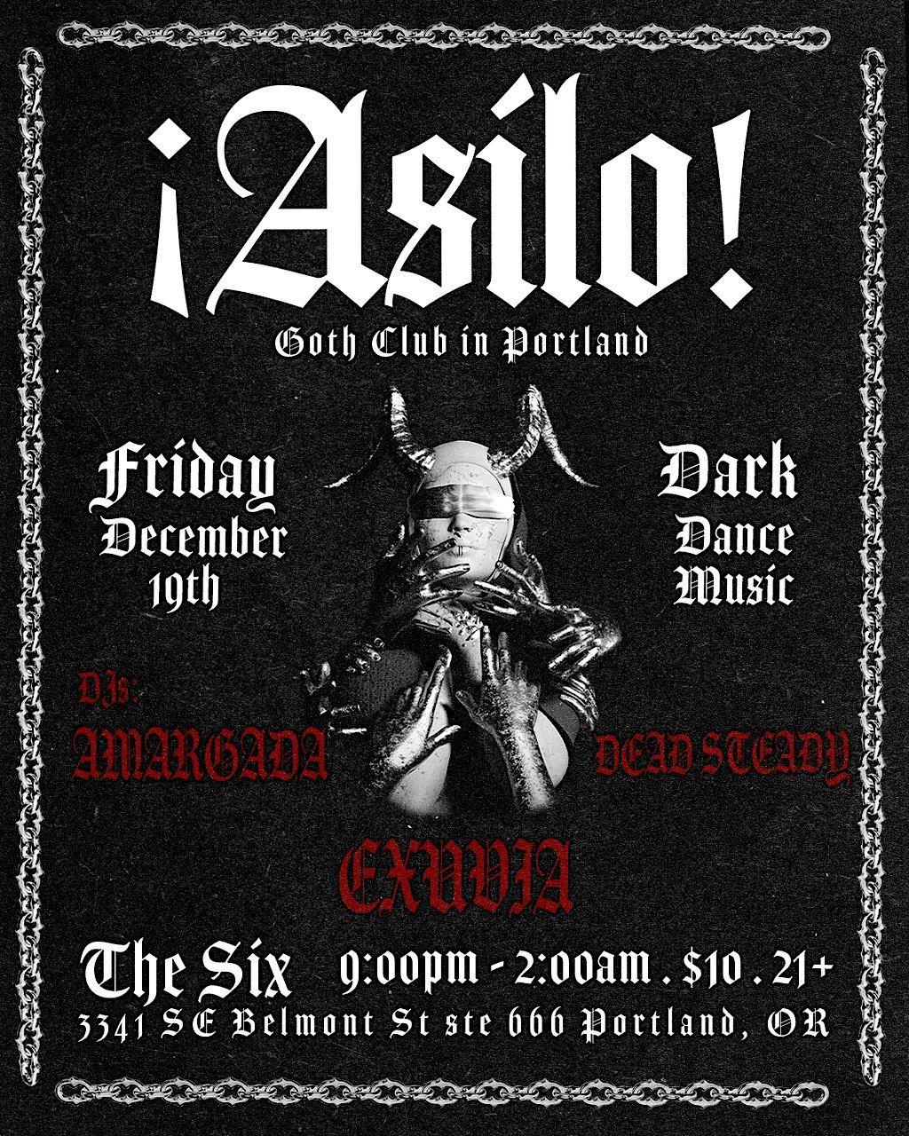 \u00a1Asilo! Goth Club in Portland