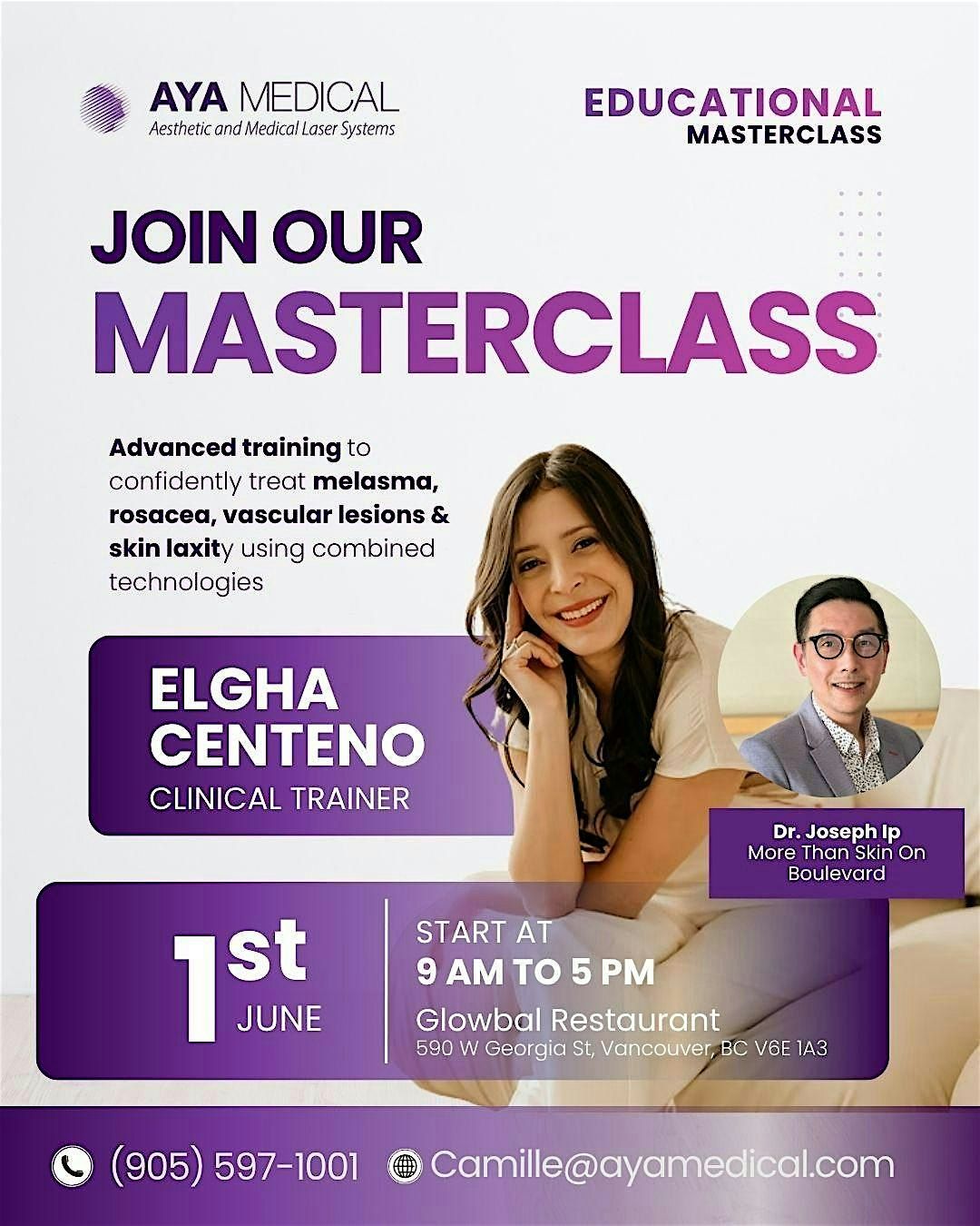 AYA MEDICAL MASTERCLASS - VANCOUVER